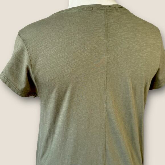 Social Standard Sanctuary Cap Short Sleeve T Shirt Top Scoop Neck Size XXL Green - Picture 10 of 13